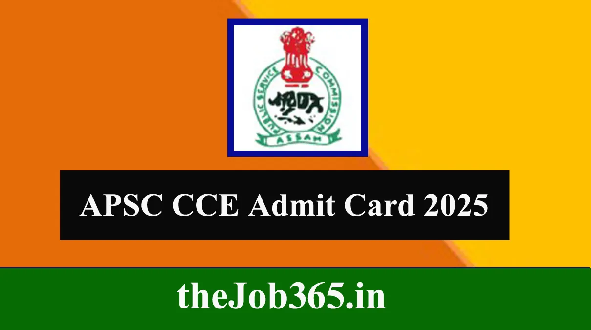 APSC CCE Admit Card